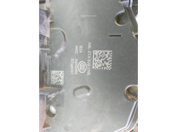 5TA839016L CERRADURA PUERTA LAT TRA DER VW GOLF VII (5G1, BQ1, BE1, BE2)|Desguaces La Cabaña