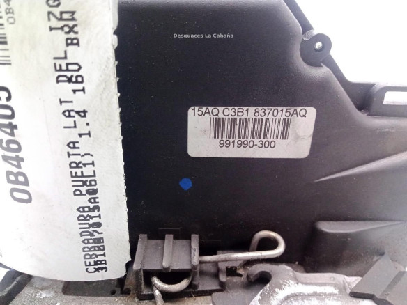 3B1837015AQ CERRADURA PUERTA LAT DEL IZQ SEAT IBIZA III (6L1)|Desguaces La Cabaña