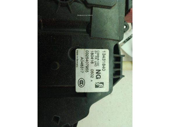 13431840 CERRADURA PUERTA LAT DEL DER OPEL CORSA E (X15)|Desguaces La Cabaña