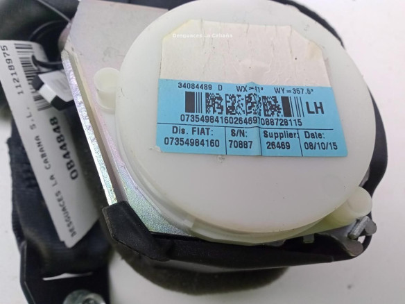 07354984160 CINTURON TRA IZQ FORD KA (RU8)|Desguaces La Cabaña