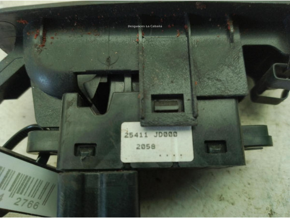 25411JD000 MANDO ELEVALUNAS PUERTA LAT DEL DER NISSAN QASHQAI / QASHQAI +2 I (J10, JJ10)|Desguaces La Cabaña