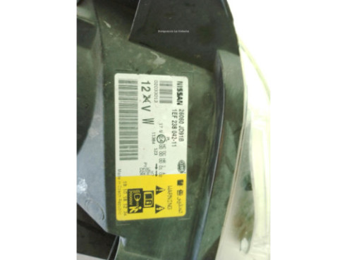 26060JD91B FARO IZQUIERDO NISSAN QASHQAI / QASHQAI +2 I (J10, JJ10)|Desguaces La Cabaña