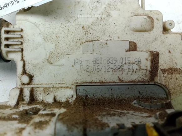8E0839015AA CERRADURA PUERTA LAT TRA IZQ SEAT EXEO ST (3R5)|Desguaces La Cabaña