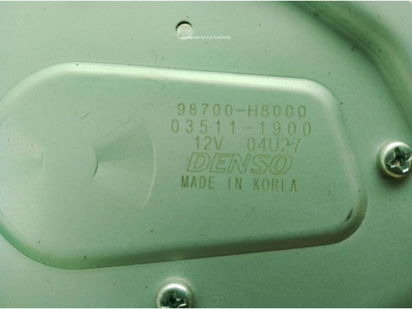 98700H8000 MOTOR LIMPIAPARABRISAS TRA KIA RIO IV (YB, SC)|Desguaces La Cabaña