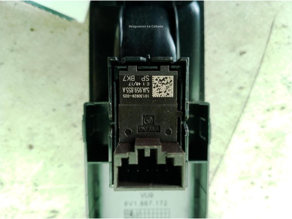 5JA959855A MANDO ELEVALUNAS PUERTA LAT DEL DER SKODA FABIA III (NJ3)|Desguaces La Cabaña