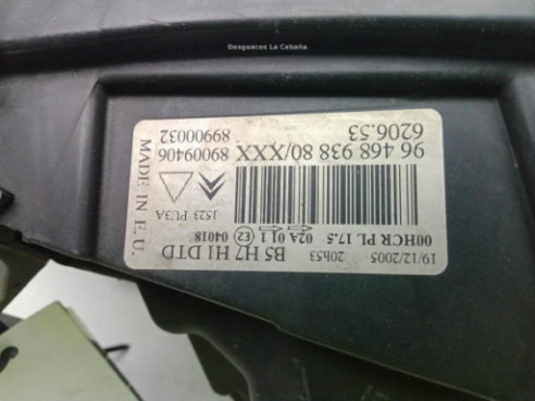 89009406 FARO DERECHO CITROEN C4 I (LC_)|Desguaces La Cabaña