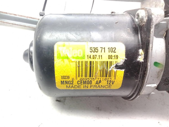 53571102 MOTOR LIMPIAPARABRISAS DEL CITROEN C3 Picasso|Desguaces La Cabaña