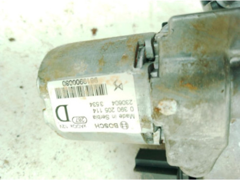 9819900080 MOTOR LIMPIAPARABRISAS TRA PEUGEOT 208 II (UB_, UP_, UW_)|Desguaces La Cabaña