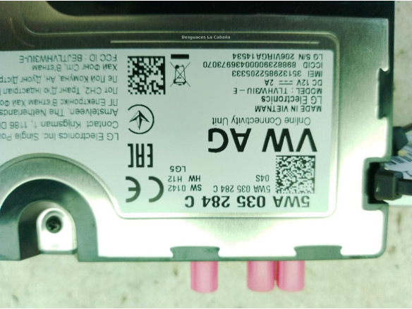5WA035284C MODULO RADIO SEAT LEON Sportstourer (KL8)|Desguaces La Cabaña