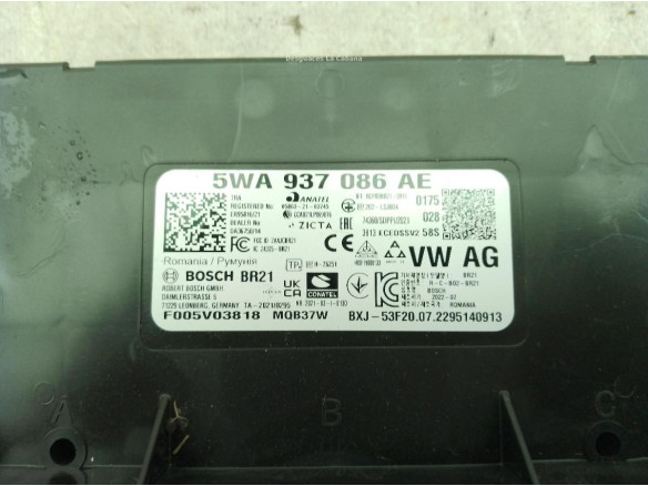 5WA937086AE MODULO ELECTRONICO 1 SEAT LEON Sportstourer (KL8)|Desguaces La Cabaña