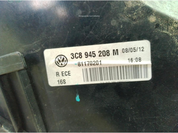 3C8945208M PILOTO TRA DER EXT VW CC (358)|Desguaces La Cabaña
