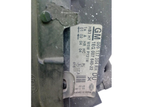 93175369  FARO DERECHO OPEL ASTRA G Fastback (T98)|Desguaces La Cabaña
