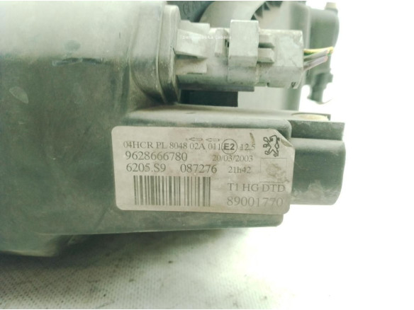9628666780 FARO DERECHO PEUGEOT 206 Fastback (2A/C)|Desguaces La Cabaña