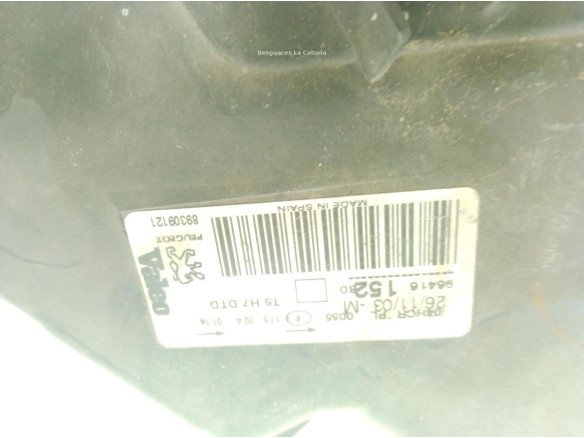 9641615280 FARO DERECHO PEUGEOT 307 SW (3H)|Desguaces La Cabaña