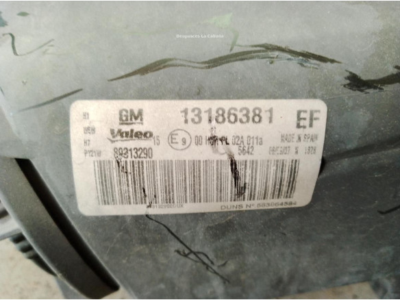 13186381 FARO DERECHO OPEL CORSA D (S07)|Desguaces La Cabaña