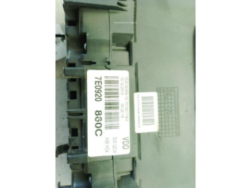 7E0920860G CUADRO INSTRUMENTOS VW TRANSPORTER V Caja/Chasis (7JD, 7JE, 7JL, 7JY, 7JZ, 7FD, 7FE|Desguaces La Cabaña
