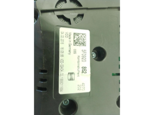 5F0920862 CUADRO INSTRUMENTOS SEAT LEON (5F1)|Desguaces La Cabaña