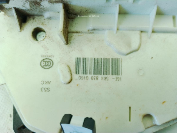 5K4839016Q CERRADURA PUERTA LAT TRA DER SEAT LEON (5F1)|Desguaces La Cabaña