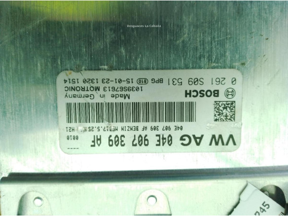 04E907309AF CENTRALITA MOTOR SEAT LEON (5F1)|Desguaces La Cabaña