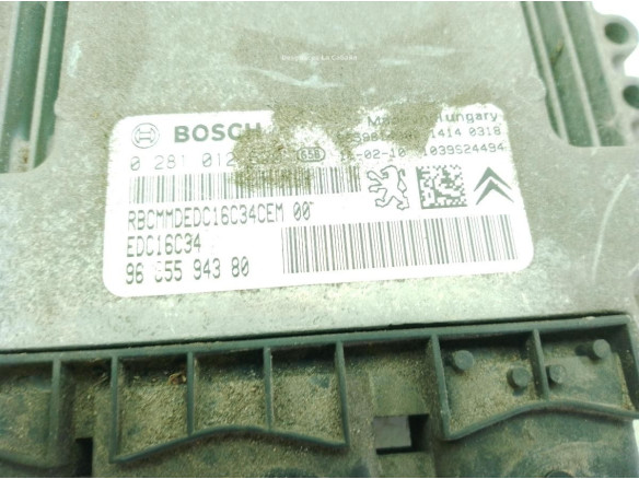 9665594380 CENTRALITA MOTOR PEUGEOT PARTNER ORIGIN Combispace (5F)|Desguaces La Cabaña