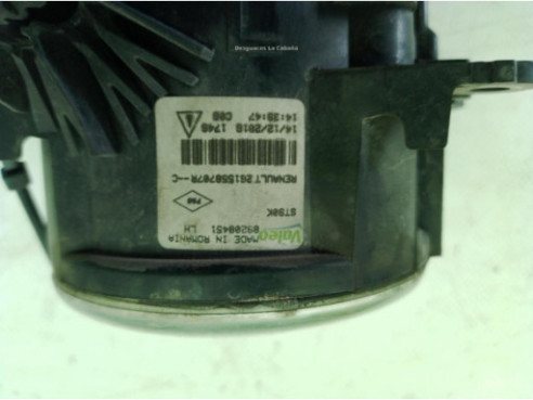 261558707R NIEBLA DEL IZQ RENAULT CAPTUR (J5_, H5_)|Desguaces La Cabaña