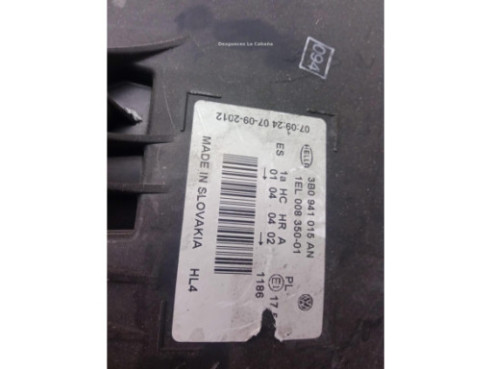 3B0941015AN FARO IZQUIERDO VW PASSAT (3B3)|Desguaces La Cabaña