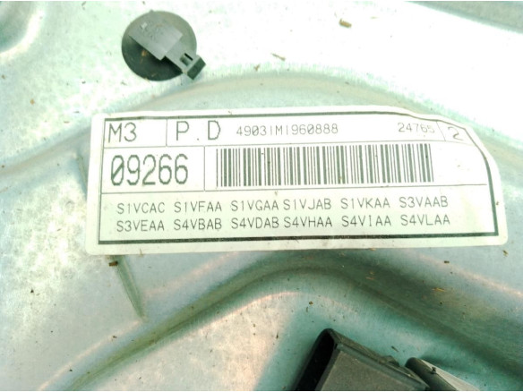 1C0959812A ELEVALUNAS PUERTA LAT TRA DER SEAT LEON (1M1)|Desguaces La Cabaña