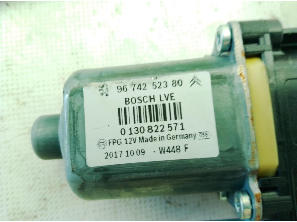 9674252380 ELEVALUNAS PUERTA LAT DEL IZQ CITROEN C4 CACTUS|Desguaces La Cabaña