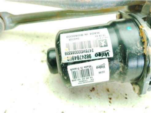 9824784980 MOTOR LIMPIAPARABRISAS DEL PEUGEOT 208 II (UB_, UP_, UW_)|Desguaces La Cabaña