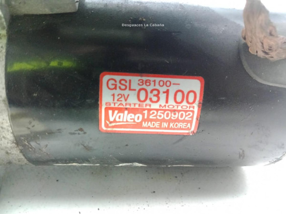 3610003100,1250902, ARRANQUE HYUNDAI i20 (PB, PBT)|Desguaces La Cabaña