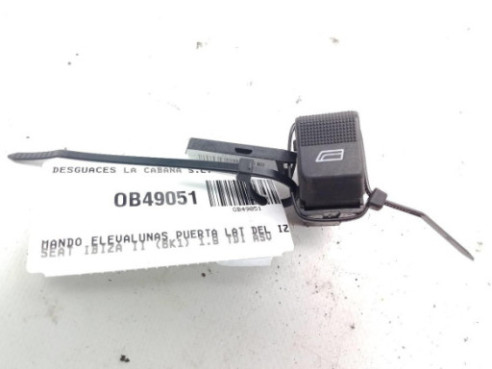MANDO ELEVALUNAS PUERTA LAT DEL IZQ SEAT IBIZA II (6K1)|Desguaces La Cabaña