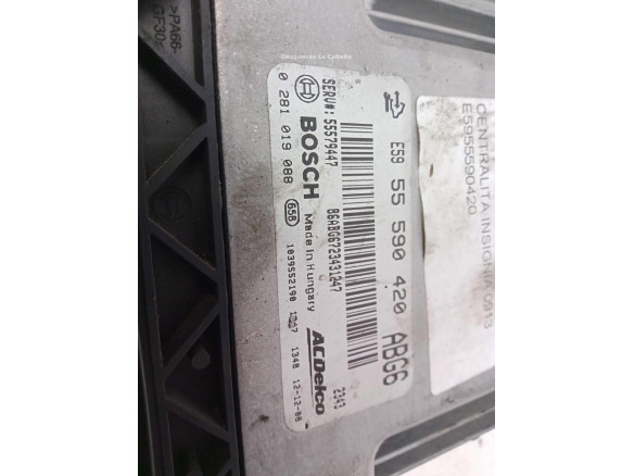  E5955590420 CENTRALITA MOTOR OPEL INSIGNIA A (G09)|Desguaces La Cabaña