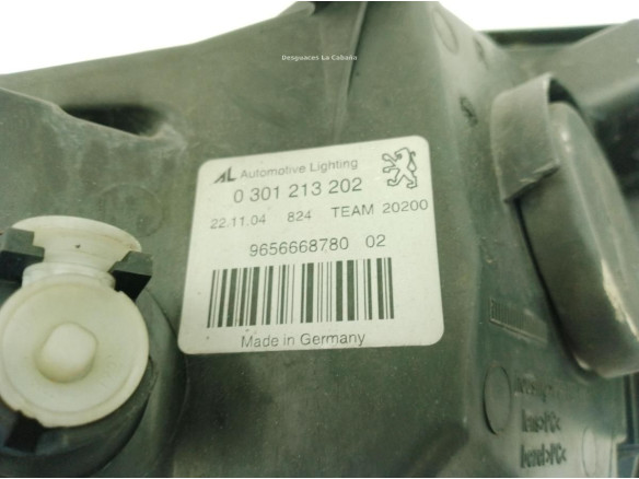 9656668780 FARO DERECHO PEUGEOT 407 (6D_)|Desguaces La Cabaña