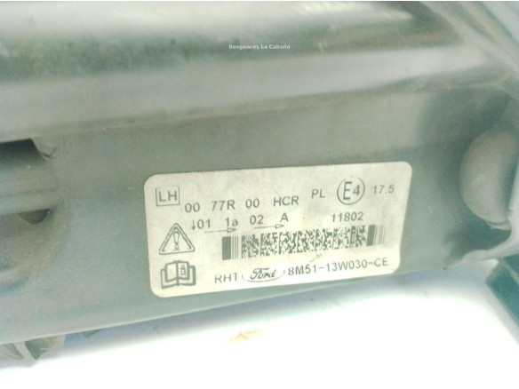 8M5113W030CE FARO IZQUIERDO FORD FOCUS II (DA_, HCP)|Desguaces La Cabaña