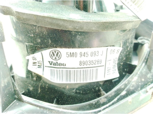 5M0945093J PILOTO TRA DER INT VW GOLF PLUS (5M1, 521)|Desguaces La Cabaña