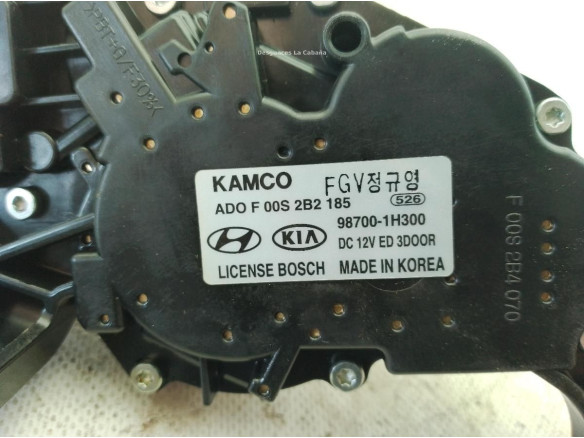 987001H300 MOTOR LIMPIAPARABRISAS TRA HYUNDAI ix35 (LM, EL, ELH)|Desguaces La Cabaña