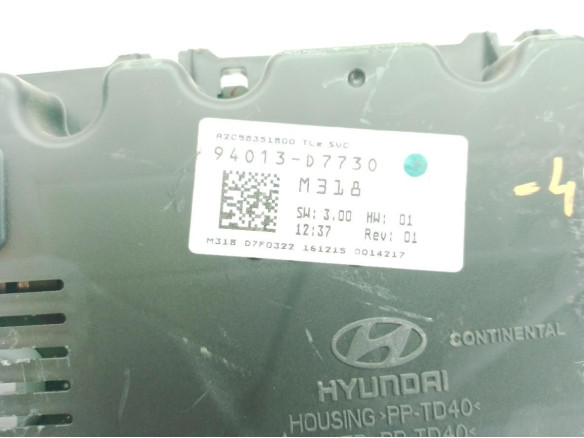 M1318,94013D7730, CUADRO INSTRUMENTOS HYUNDAI TUCSON (TL)|Desguaces La Cabaña