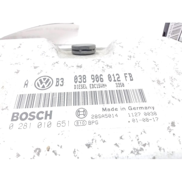 038906012FB CENTRALITA MOTOR VW GOLF IV (1J1) |Desguaces La Cabaña
