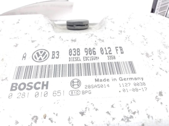 038906012FB CENTRALITA MOTOR VW GOLF IV (1J1) |Desguaces La Cabaña