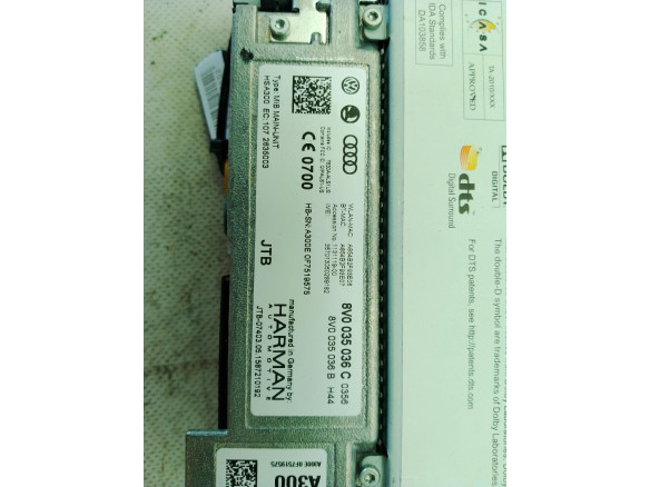 8V0035036C MODULO RADIO AUDI A3 Sportback (8VA, 8VF)|Desguaces La Cabaña
