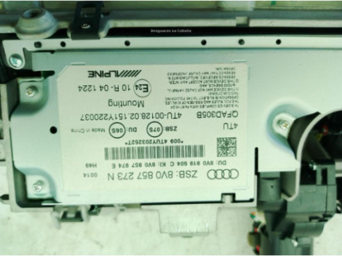 8V0857273N PANTALLA MULTIMEDIA AUDI A3 Sportback (8VA, 8VF)|Desguaces La Cabaña