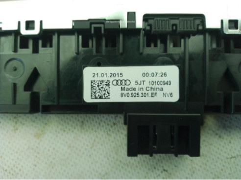 8V0925301EF INTERRUPTOR WARNING AUDI A3 Sportback (8VA, 8VF)|Desguaces La Cabaña