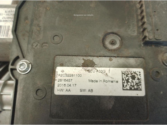A2C32281100 UNIDAD FRENO MANO ELECTRICO OPEL INSIGNIA A Sports Tourer (G09)|Desguaces La Cabaña
