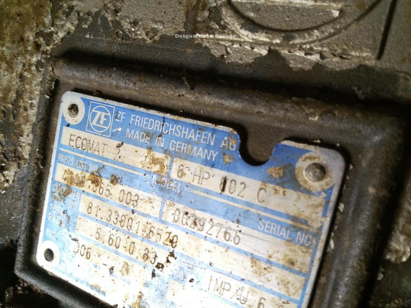 6HP602C CAJA CAMBIOS MAN TGS|Desguaces La Cabaña