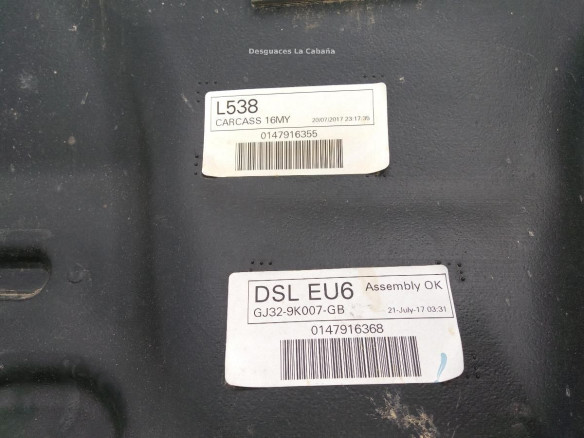GJ329K007GB DEPOSITO COMBUSTIBLE LAND ROVER RANGE ROVER EVOQUE (L538)|Desguaces La Cabaña