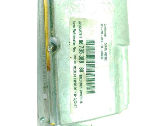 9673538880 DISPLAY PEUGEOT 407 SW (6E_)|Desguaces La Cabaña