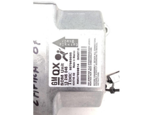 13246046QX, CENTRALITA AIRBAG OPEL ZAFIRA B (A05) |Desguaces La Cabaña