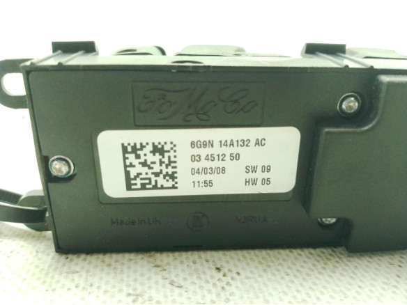 6G9N14A132AC MANDO ELEVALUNAS PUERTA LAT DEL IZQ LAND ROVER FREELANDER 2 (L359)|Desguaces La Cabaña