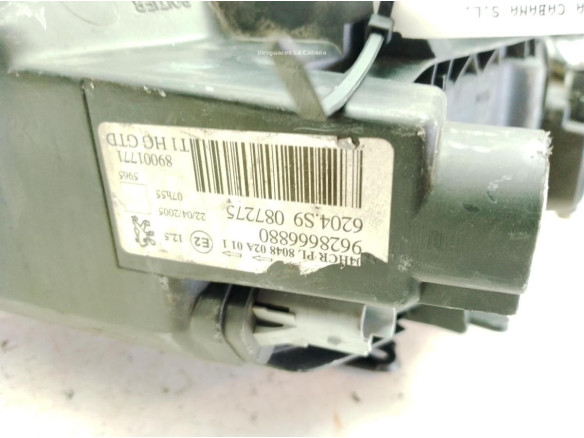9628666880 FARO DERECHO PEUGEOT 206 Fastback (2A/C)|Desguaces La Cabaña