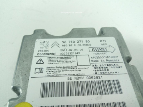 9675027180 CENTRALITA AIRBAG CITROEN C4 II (B7) |Desguaces La Cabaña